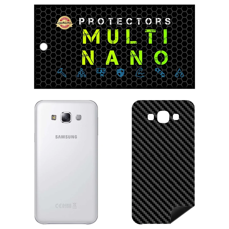 برچسب پوششی مولتی نانو طرح کربن مدل X-F1C مناسب برای گوشی موبایل سامسونگ Galaxy E7