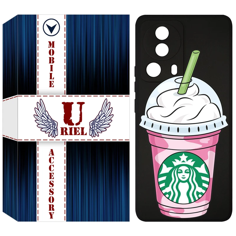 کاور یوریل مدل KSH کد 55 طرح استارباکس مناسب برای گوشی موبایل شیائومی 13 Lite