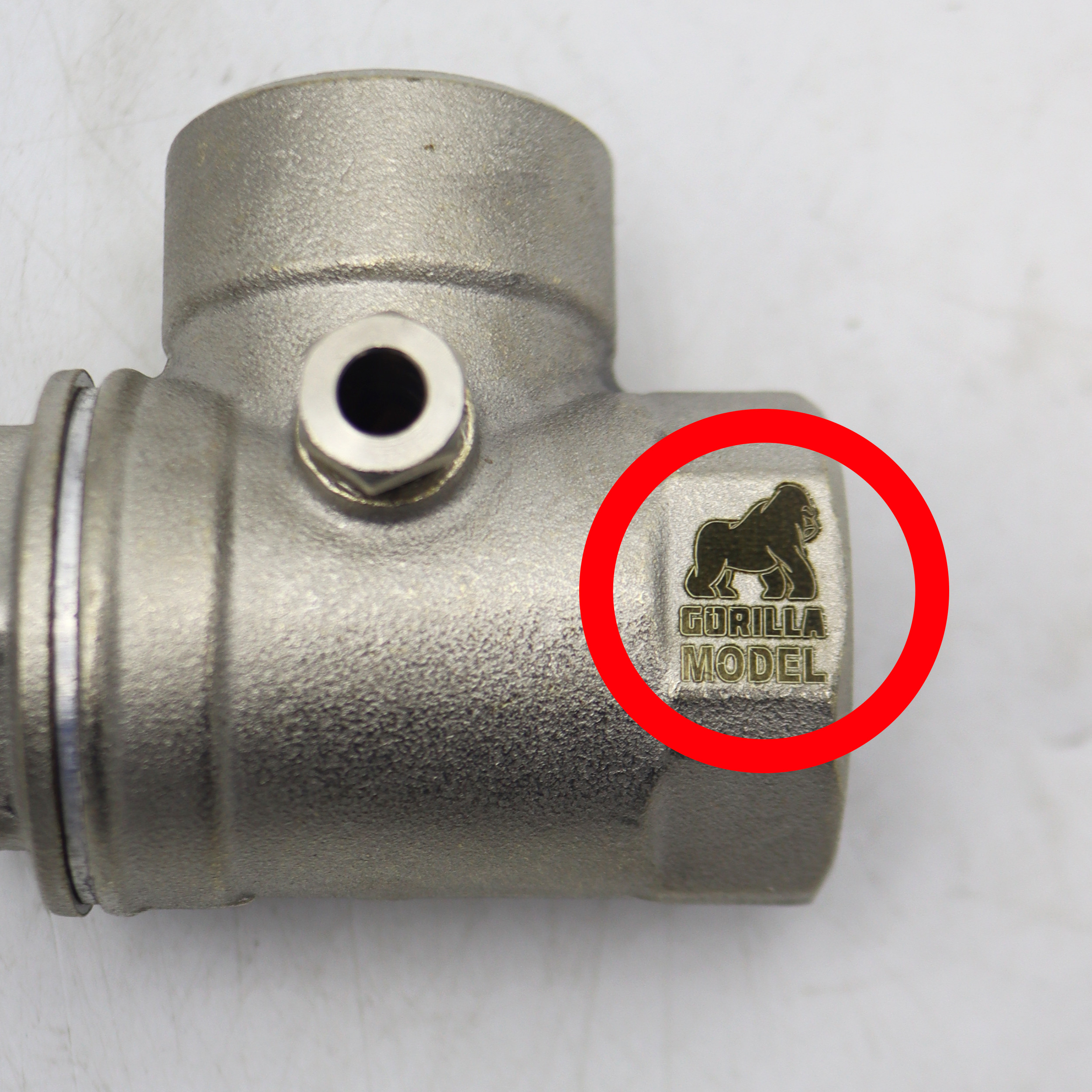 شیر یکطرفه کمپرسور باد صنعتی مدل گوریلا کد YPBB-1-1/4INCH-30MM