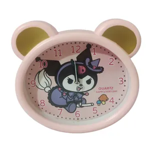 ساعت رومیزی کودک مدل گوش دار کرومی