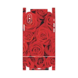 MAHOOT Red-Flower-FullSkin Cover Sticker for Apple iPhone X