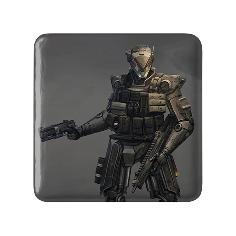 مگنت خندالو طرح بازی تایتان فال (Titanfall) مدل مربعی کد 32609