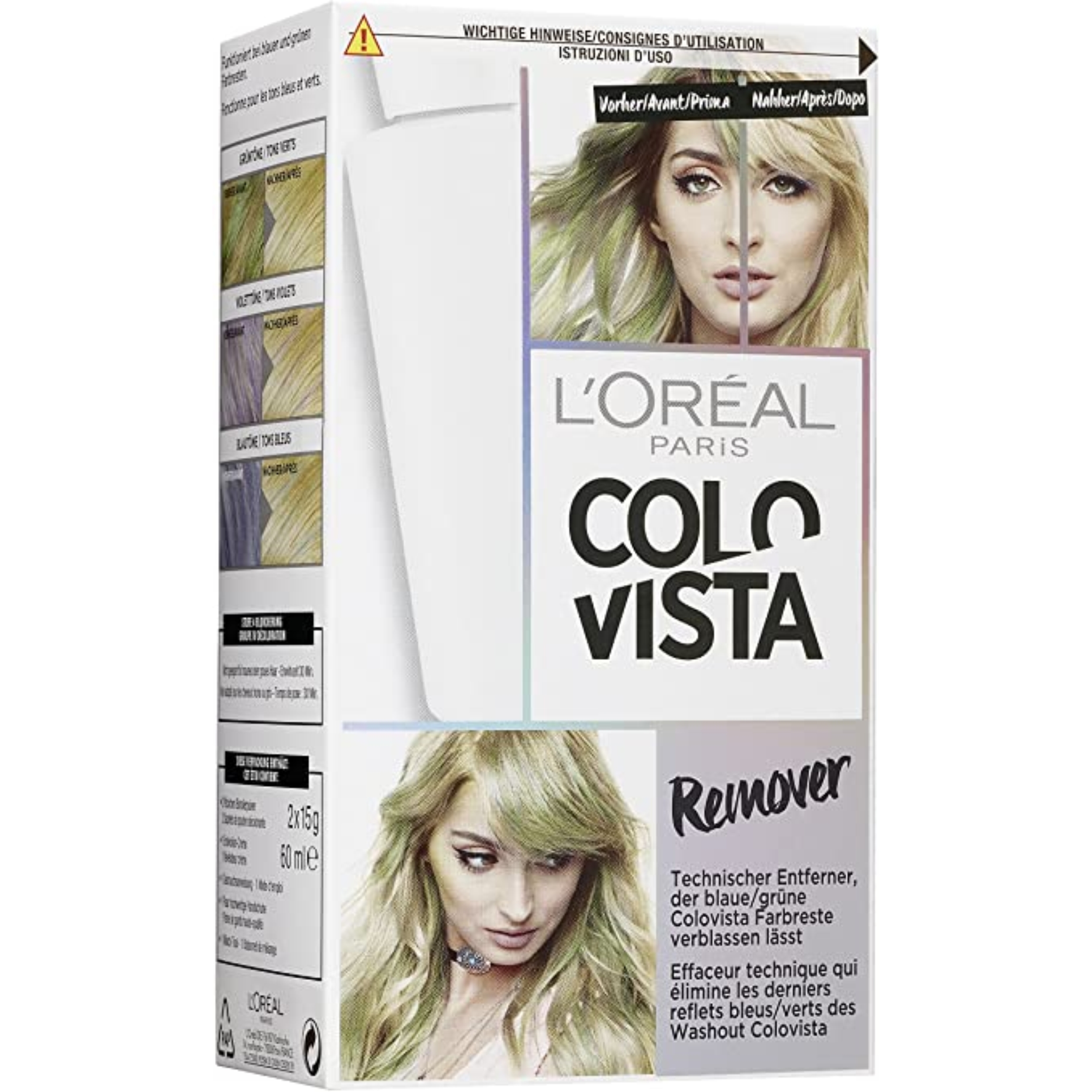 پاک کننده رنگ مو لورآل مدل COLO VISTA REMOVER حجم 60 میلی لیتر