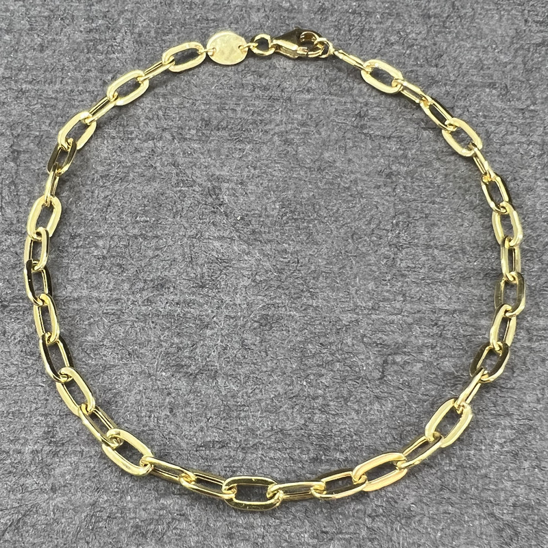 دستبند طلا 18 عیار مردانه دوست خوب مدل dk059