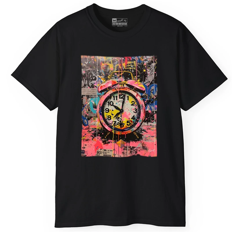 تی شرت آستین کوتاه مردانه پاد آفرین مدل نوستالژی کد PT251