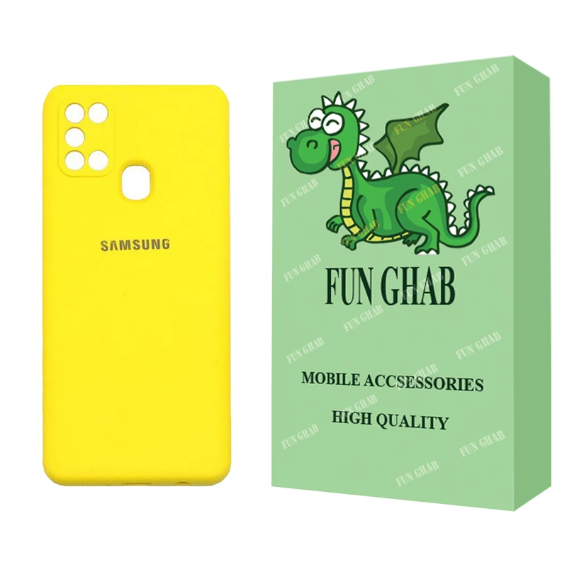 کاور فان قاب مدل سیلیکونی مناسب برای گوشی موبایل سامسونگ Galaxy A21s