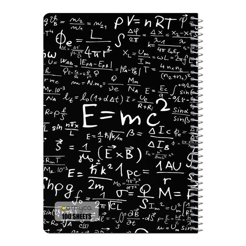 دفتر مشق 100 برگ سیمی کارنیکا طرح فیزیک Physics کد 35027