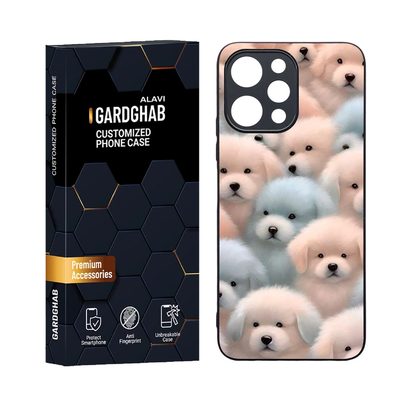 کاور گارد قاب علوی مدل دورژله ای فانتزی مناسب برای گوشی موبایل شیائومی Poco M6 pro 5G