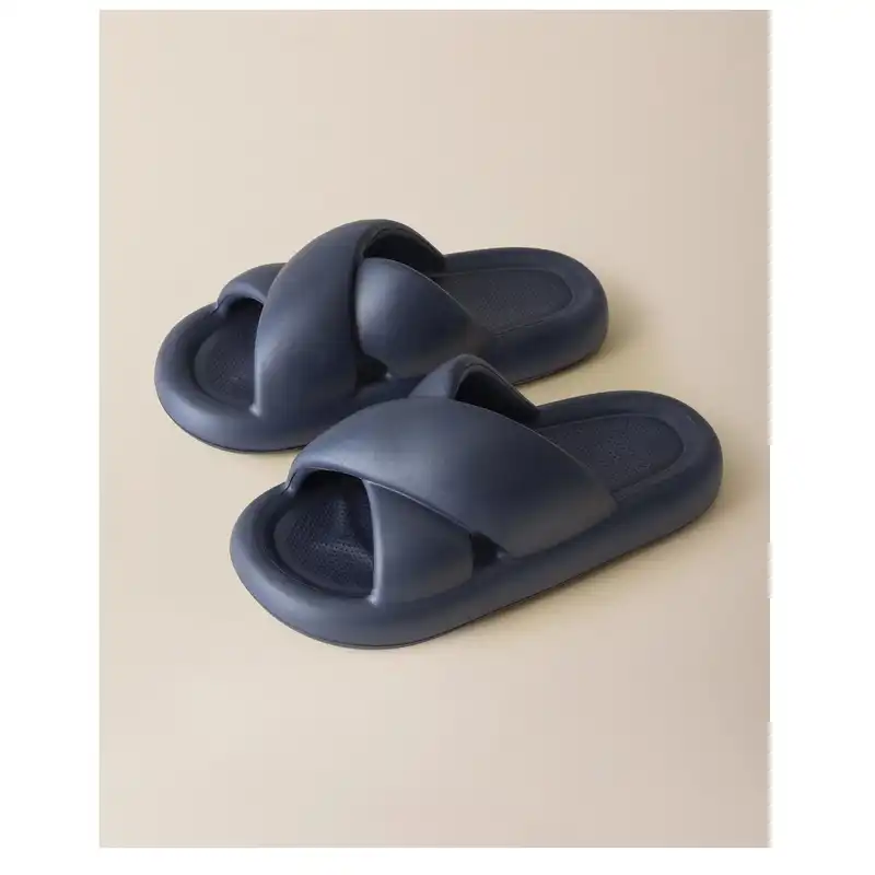 دمپایی مادام کوکو مدل Faustin LACİVERT