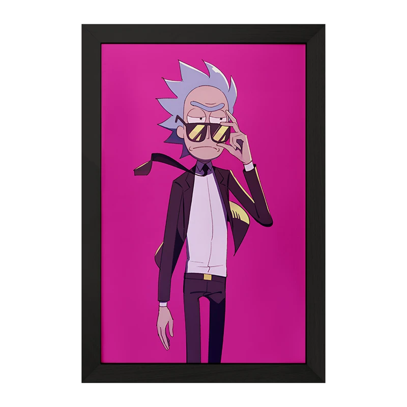 تابلو خندالو مدل ریک و مورتی (Rick and Morty) کد F4011