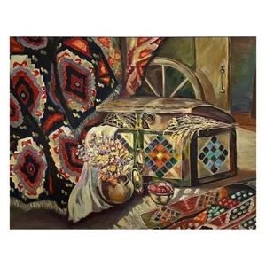 تابلو نقاشی رنگ روغن مدل خاطرات به یاد ماندنی