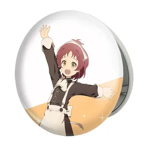 آینه جیبی خندالو طرح آیشا انیمه موشوکو تنسی مدل تاشو کد 24119 