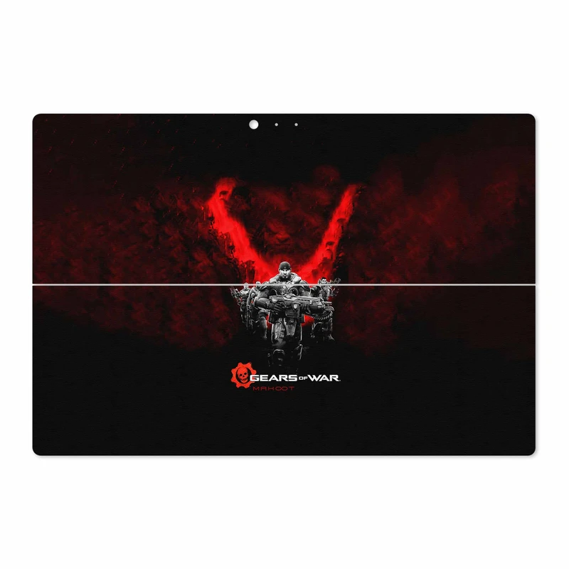 برچسب پوششی ماهوت مدل Gears-Of-War-Game مناسب برای تبلت مایکروسافت Surface Pro 3 2014