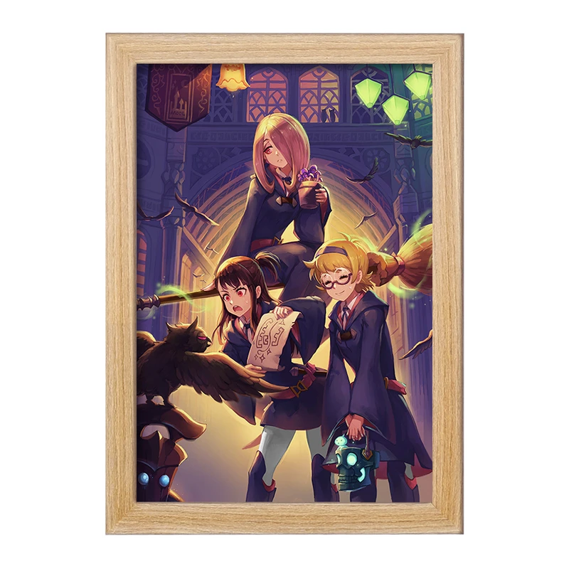 تابلو خندالو مدل اکو انیمه Little Witch Academia  کد 22887