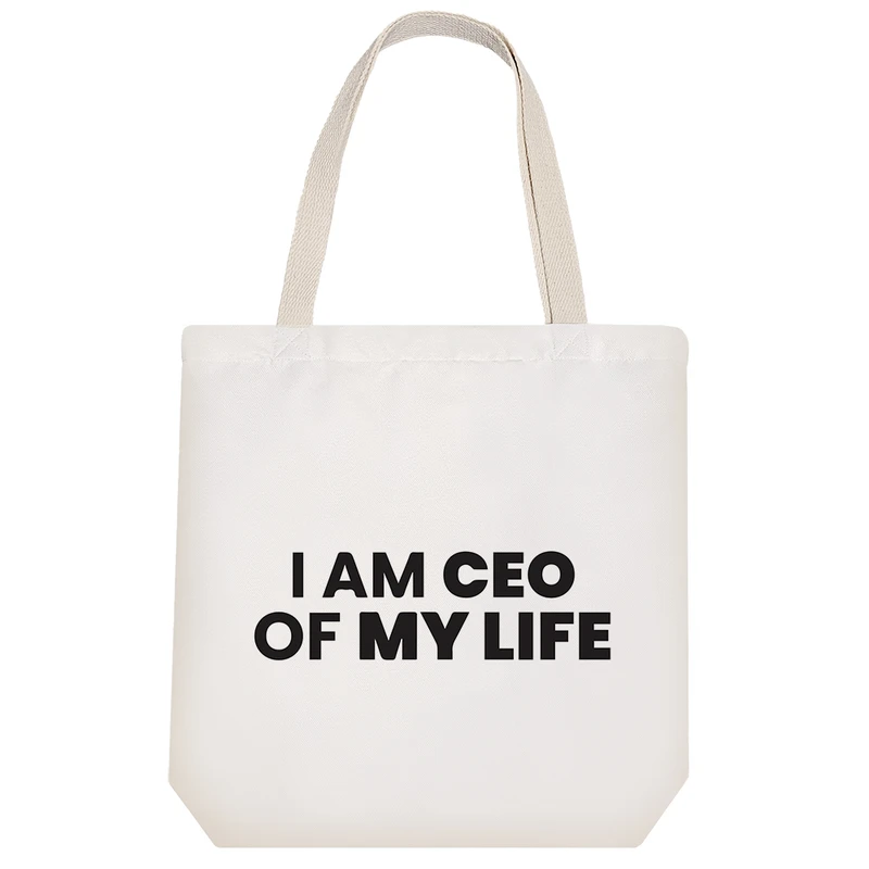 ساک خرید خندالو مدل I Am Ceo Of My Life کد 6446