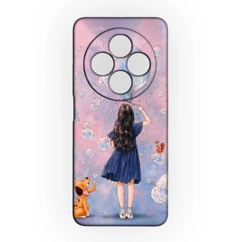 کاور طرح دخترانه کد 296 مناسب برای گوشی موبایل شیائومی Redmi 14C