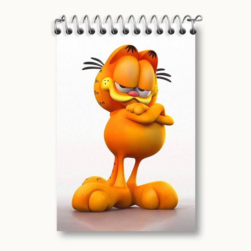 دفتر یادداشت 50 برگ خندالو مدل گارفیلد کد F2073