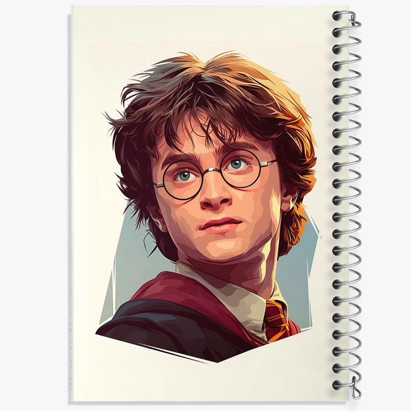 دفتر شطرنجی 50 برگ خندالو طرح هری پاتر (Harry Potter) کد N3800