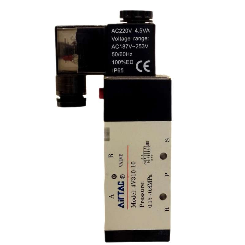 شیر برقی پنوماتیک ایرتک مدل 4V310-10-220V