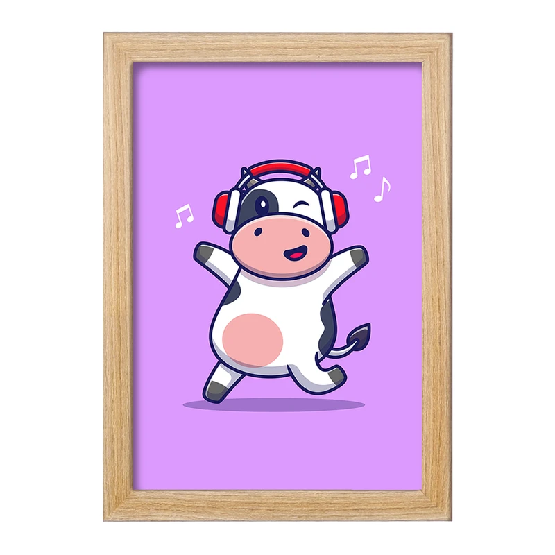 تابلو خندالو مدل گاو  کد 7026