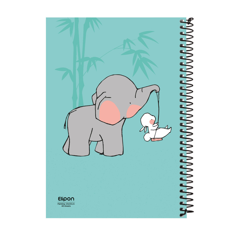 دفتر نقاشی 40 برگ الیپون کد 2531575