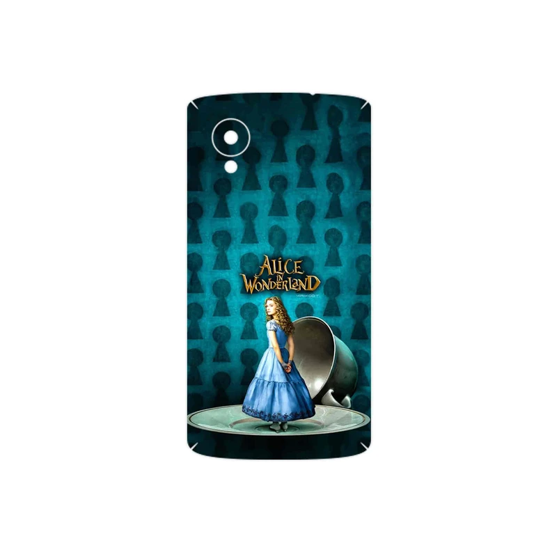 برچسب پوششی ماهوت مدل Alice in Wonderland مناسب برای گوشی موبایل گوگل Nexus 5