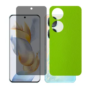 Glass together model privacy screen protector suitable for Honor 90 mobile phone with back cover sticker