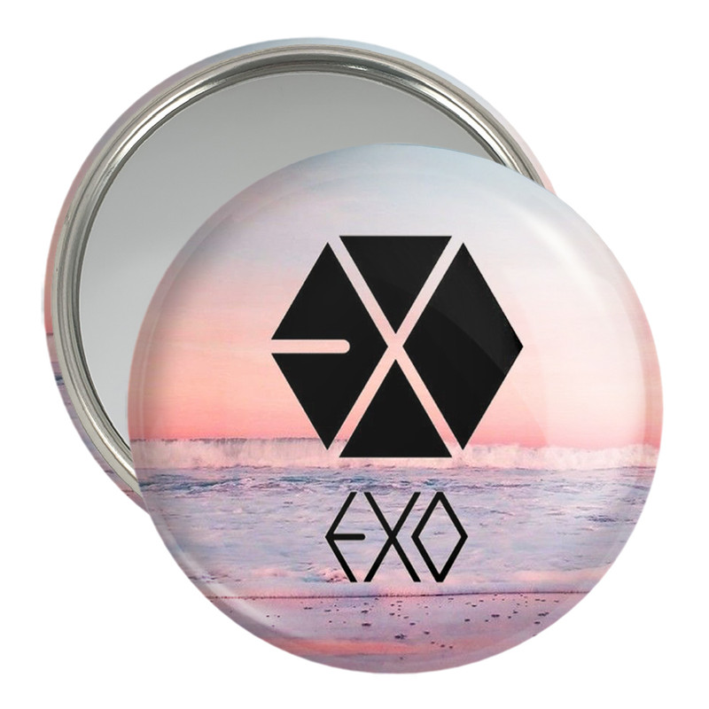 آینه جیبی خندالو مدل گروه اکسو EXO  کد 16864