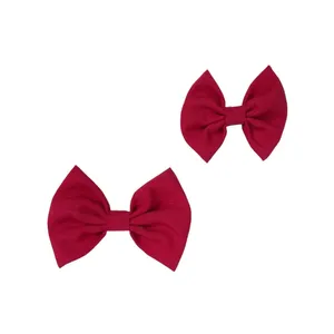 گیره مو دخترانه مدل پاپیون کد 76 مجموعه 2 عددی