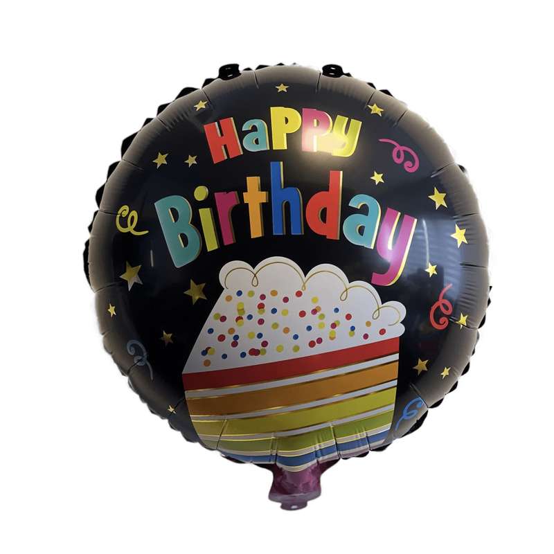 بادکنک فویلی پارتی لند تهران مدل کیک happy birthday کد 1039