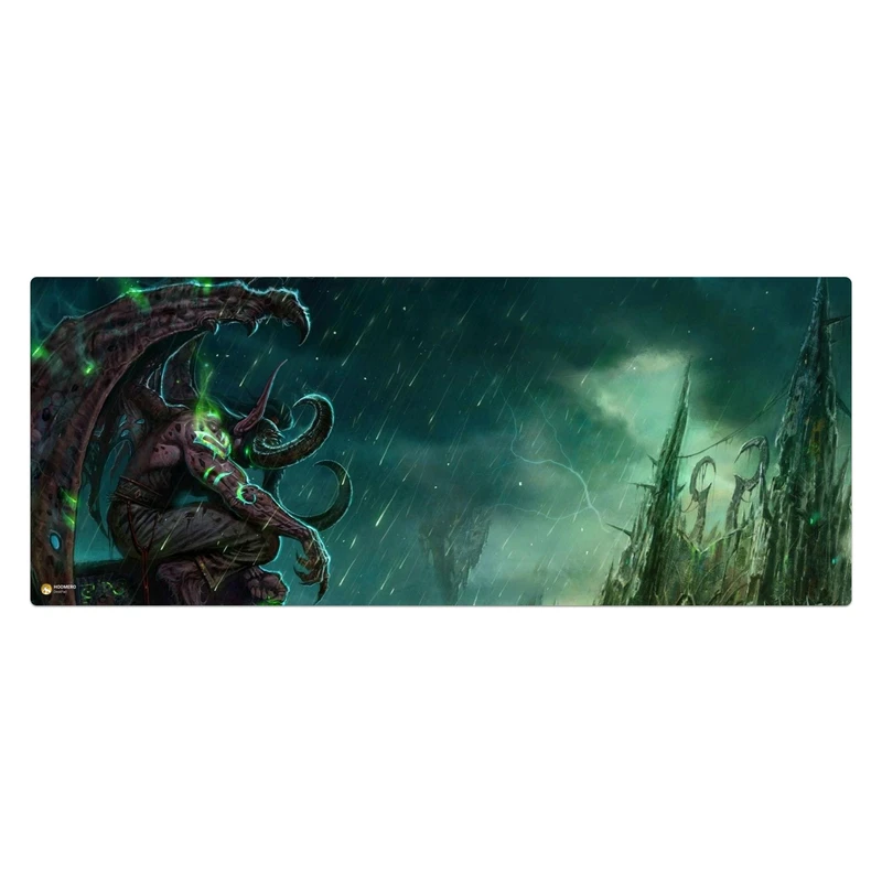 ماوس پد هومرو مدل HX043 طرح World of Warcraft سایز 40x100 سانتی‌متر