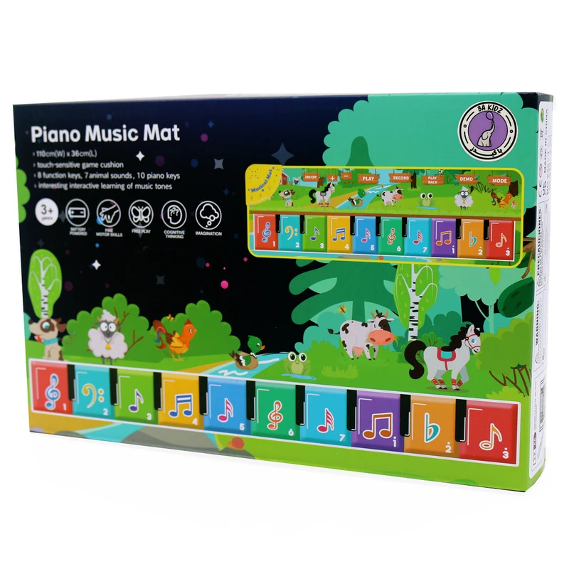 اسباب بازی مدل پیانو سفره ای حیوانات مزرعه 