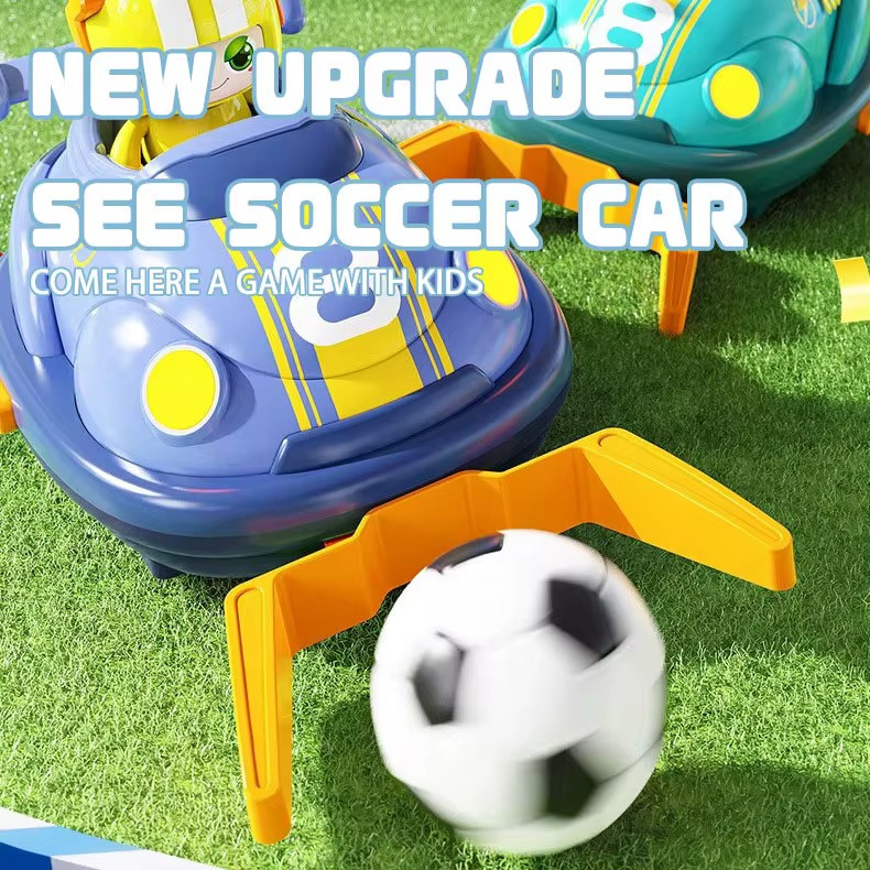 ماشین بازی کنترلی مدل Bumper Car Football Plus بسته دو عددی