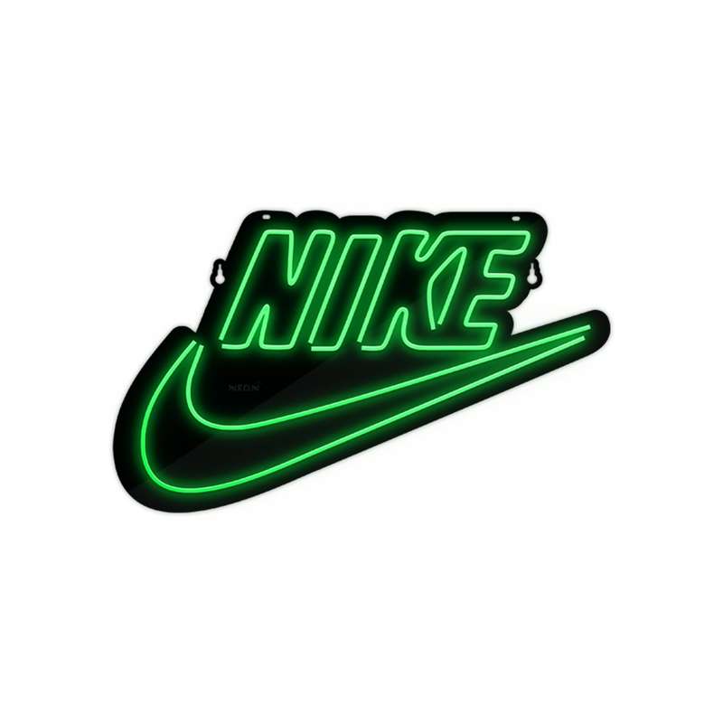 چراغ دیواری نئون دیزاین طرح Text-BL_GR