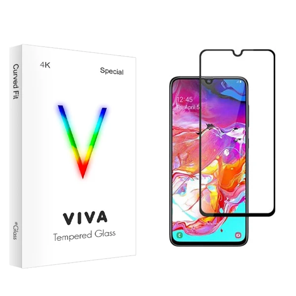 محافظ صفحه نمایش ویوا مدل 4K مناسب برای گوشی موبایل سامسونگ Galaxy A70