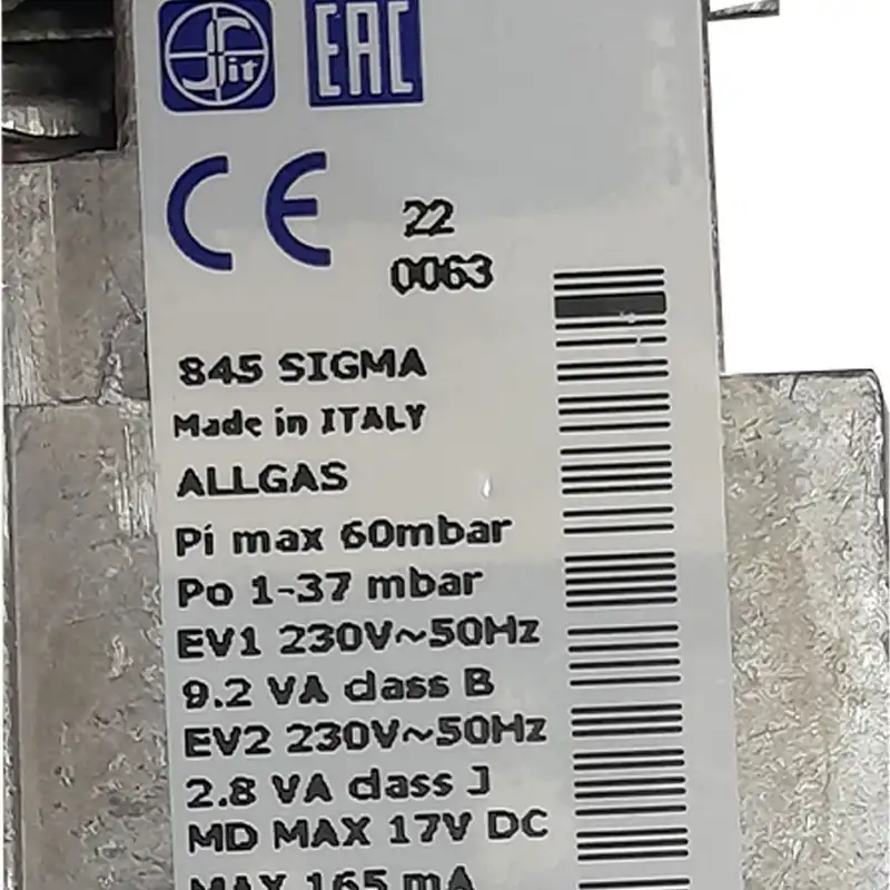 شیر گاز برقی پکیج سیت مدل Sigma 845