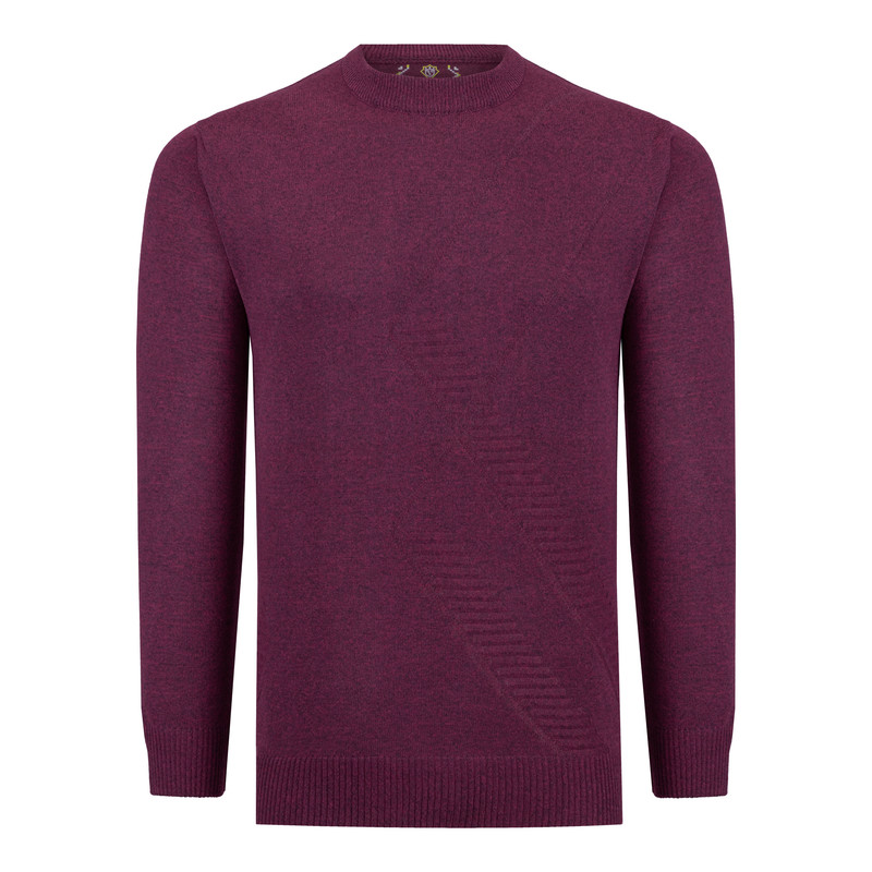 پلیور یقه گرد مردانه مدل K2 کد BN1