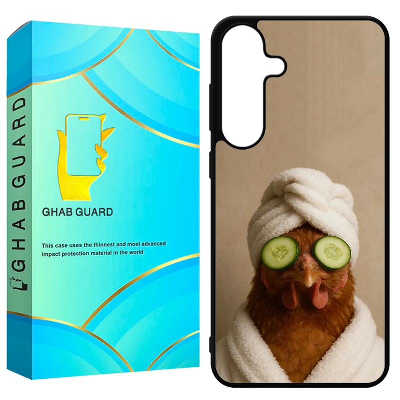 کاور قاب گارد طرح مرغ اسپا مدل GCHPS24 مناسب برای گوشی موبایل سامسونگ Galaxy S24