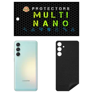 Multi Nano X-F1L Model Leather Rear Skin For Samsung Galaxy M55 Mobile Phone