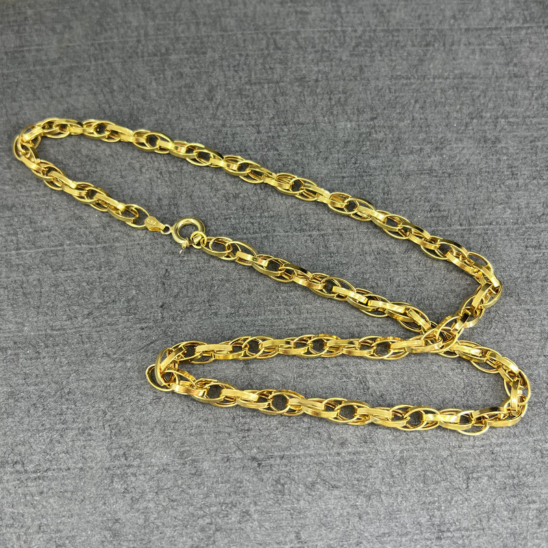 زنجیر طلا 18 عیار مردانه دوست خوب مدل dk992