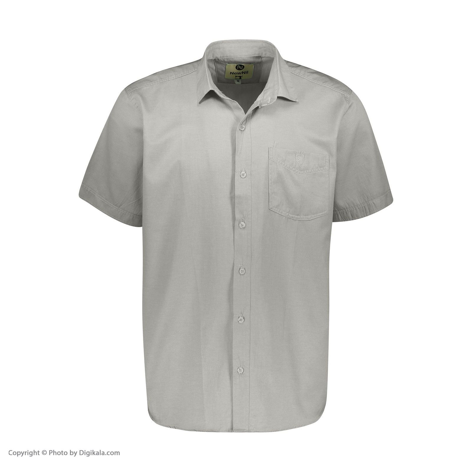 پیراهن آستین کوتاه مردانه نیو نیل مدل PM107-GRAY -  - 2