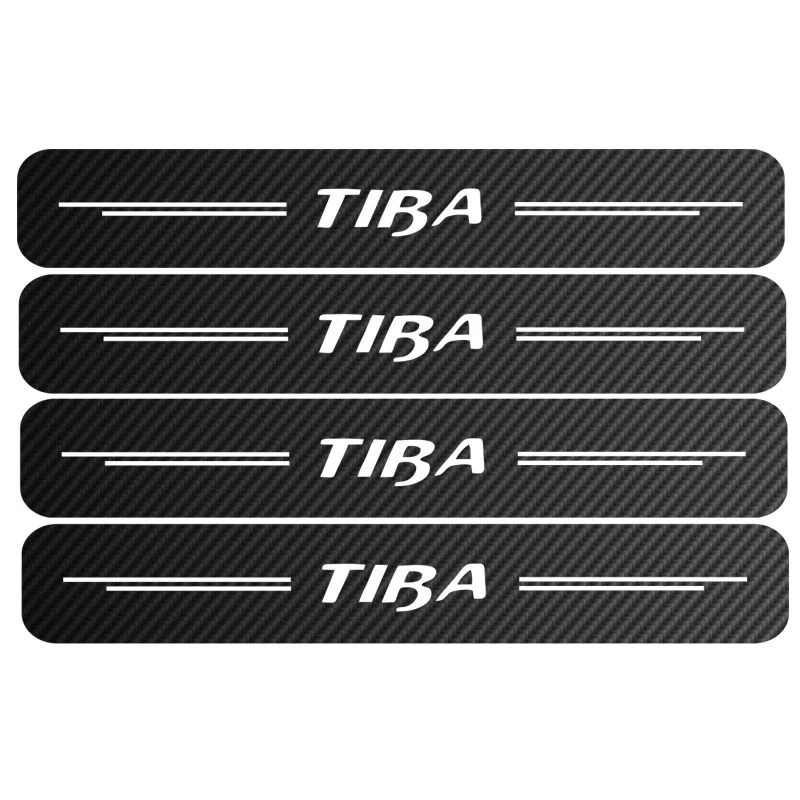 برچسب بدنه خودرو رادیانس مدل کربن کد J23 مناسب برای تیبا بسته 4 عددی