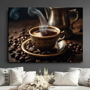 پوستر دیواری مدل فنجان قهوه سنتی2 کد FP104747