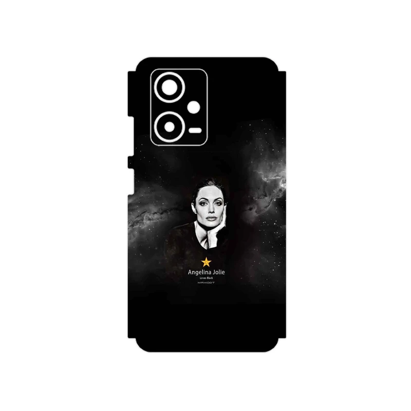 برچسب پوششی ماهوت مدل Angelina Jolie مناسب برای گوشی موبایل شیائومی Redmi Note 12 Pro Plus
