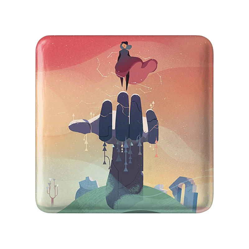 پیکسل خندالو طرح بازی گریس (Gris) مدل مربعی کد 35543