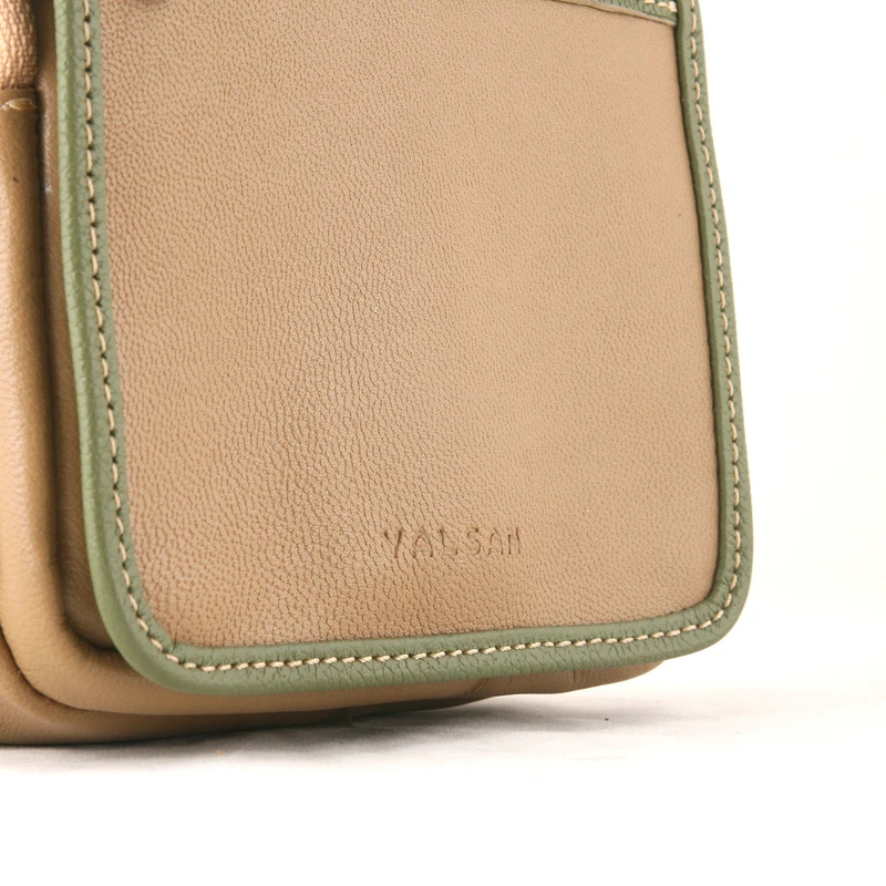 عکس شماره 6 : ست هدیه زنانه چرم یلسان مدل رهی کد spnt-mc-120-krm