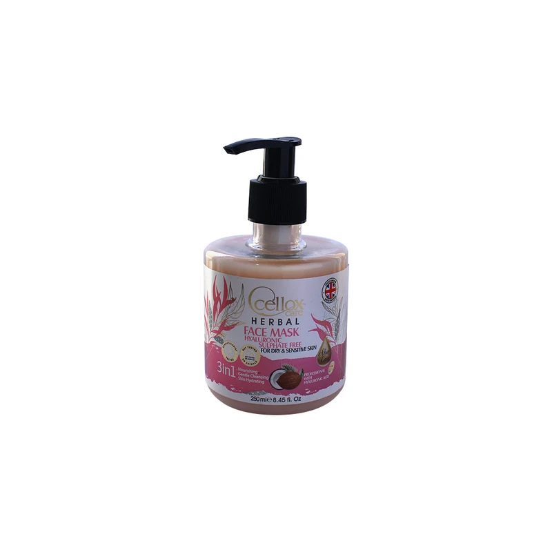 ماسک صورت سلوکس مدل هیالورونیک اسید حجم 250 میلی لیتر