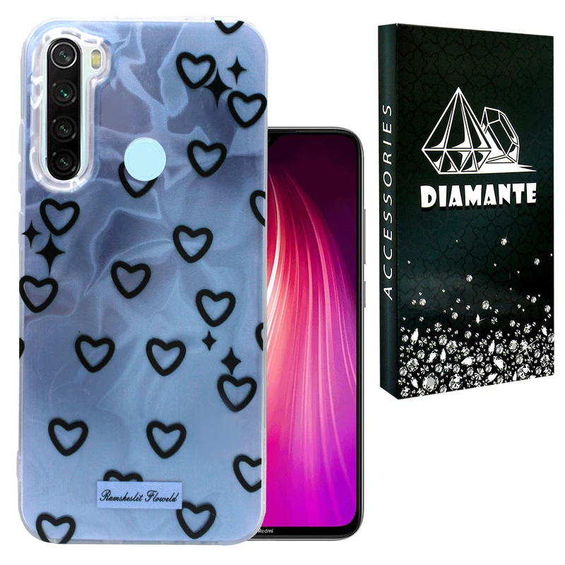 کاور دیامانته مدل Ghalbi Bk مناسب برای گوشی موبایل شیائومی Redmi Note 8