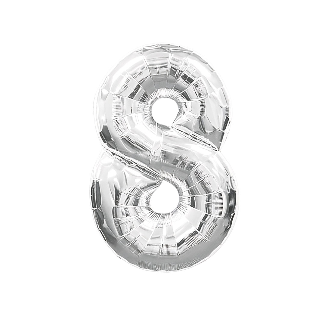 بادکنک فویلی مدل عدد 8 کد KP-59