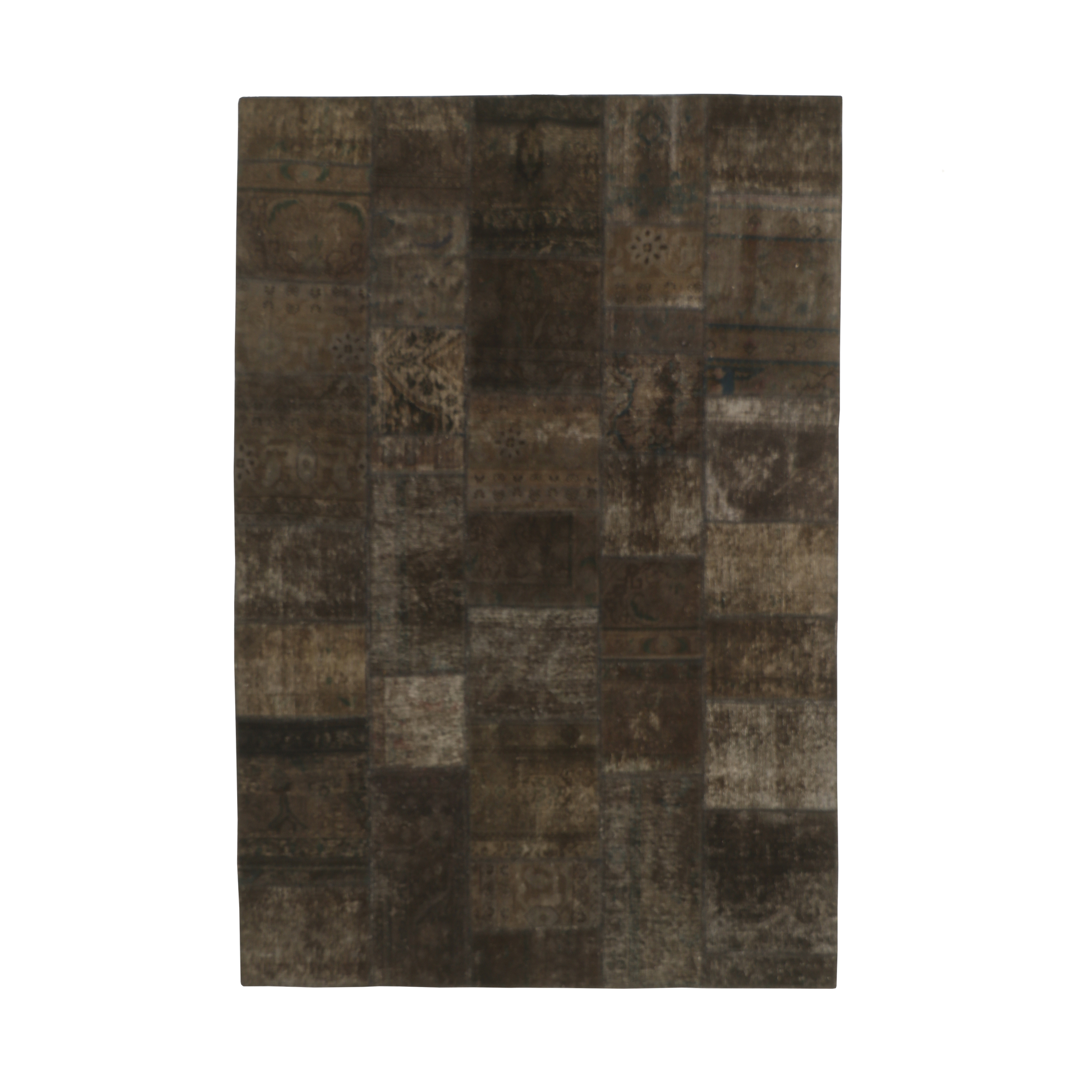  کلاژ فرش دستبافت چهار متری مدل تکه دوزی کد 540991